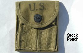 #924 M1 CARBINE Stock Pouch, Holds 2 - 15 rd mags